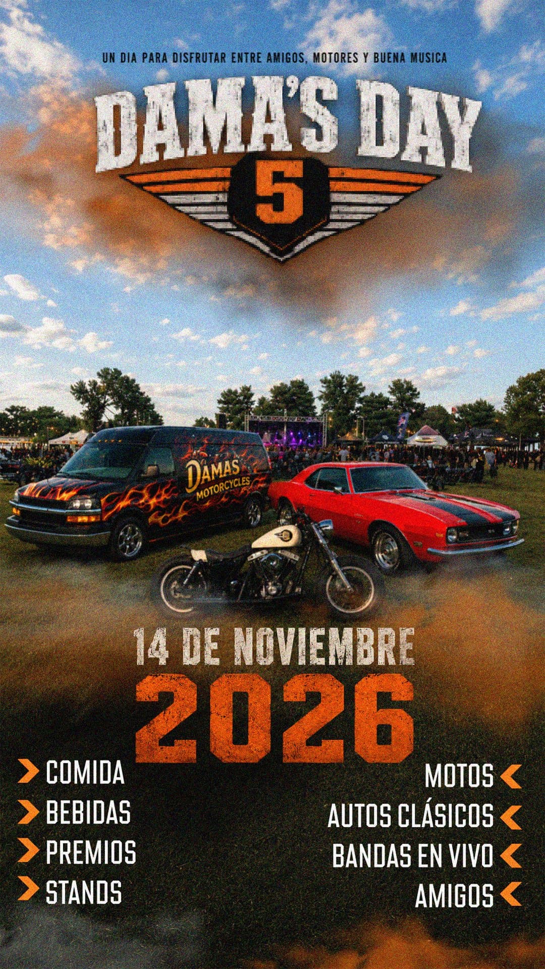 Afiche oficial del Dama's Day 5